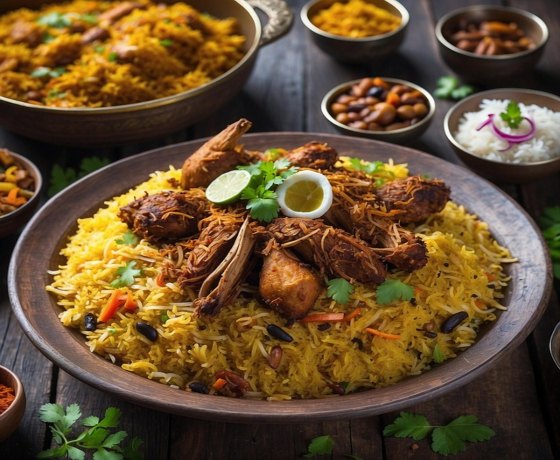Indian Restaurant Gandhi Restaurant Serving Biryani