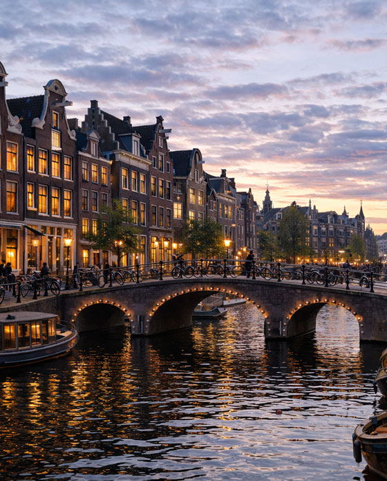 Amsterdam Gezien Vanuit Het Water