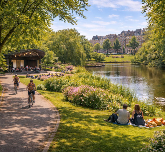 Amsterdam Green Spaces City Life