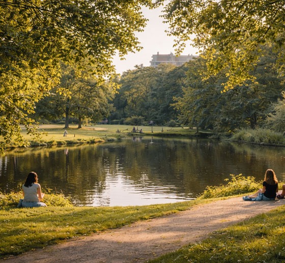 Beatrixpark Kalmp Groen Park Amsterdam