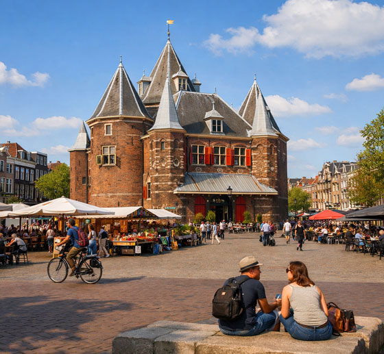Nieuwmarkt Square Amsterdam