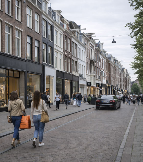 Pc Hooftstraat Van Baerlestraat Luxury Shopping Amsterdam
