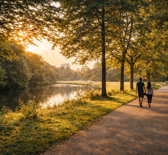 Rembrandtpark Pittoresk Park Amsterdam